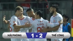 Kết quả Hải Phòng 1-2 Thể Công Viettel: Vươn lên thứ 3